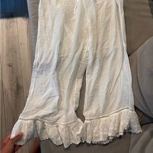 Gorgeous doen lounge pants-sheer adorable detailing